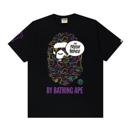 A BATHING APE: Чёрная футболка 
