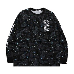 A BATHING APE: Футболка с длинным рукавом 
