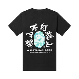 A BATHING APE: Чёрная футболка 