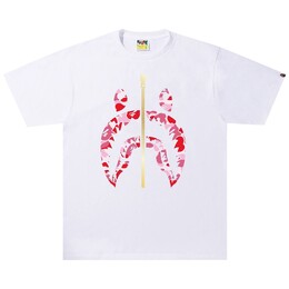A BATHING APE: Белая футболка 