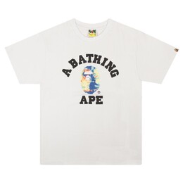 A BATHING APE: Белая футболка 