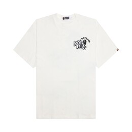 A BATHING APE: Бежевая футболка 
