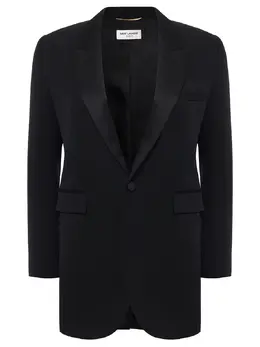 SAINT LAURENT: Жакет из шерсти 