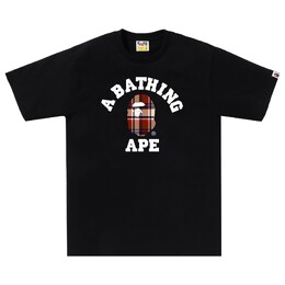 A BATHING APE: Футболка в клетку 