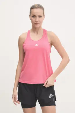 adidas Performance: Розовый топ 