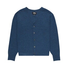 Stussy: Синий кардиган 