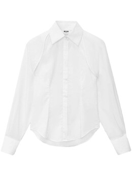 MSGM: Белая рубашка 