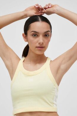 Adidas Originals: Жёлтый топ 