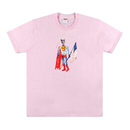 Supreme: Светлая футболка  Skeleton