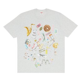 Supreme: Серая футболка 