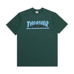Supreme: Тёмная футболка  Thrasher
