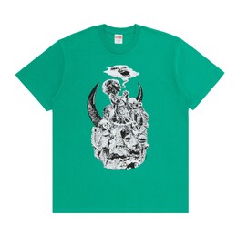 Supreme: Зелёная футболка 