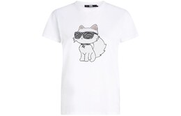 Karl Lagerfeld: Футболка  Choupette со стразами