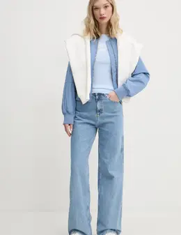 Tommy Jeans: Синяя куртка 
