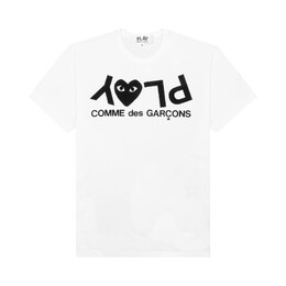 Comme des Garçons: Футболка с надписями 
