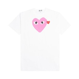 Comme des Garçons: Розовая футболка 