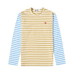 Comme des Garçons: Двухцветная футболка 