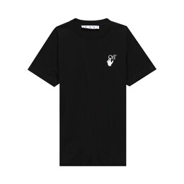 Off-White: Футболка  Marker с коротким рукавом
