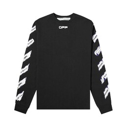 Off-White: Футболка с длинным рукавом 