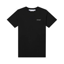Off-White: Чёрная футболка  Wave Diag
