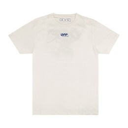 Off-White: Белая футболка 