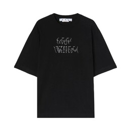 Off-White: Чёрная футболка  Arrow