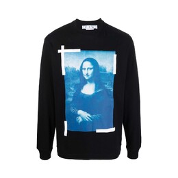 Off-White: Футболка  Monalisa с длинным рукавом