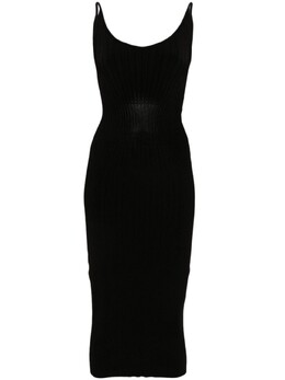 MUGLER: Трикотажное платье 