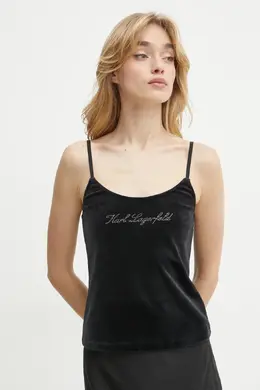 Karl Lagerfeld: Бархатный топ 