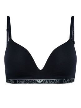 Emporio Armani: Синий бюстгальтер 
