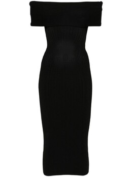 MUGLER: Трикотажное платье 