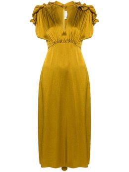 Victoria Beckham: Атласное платье 