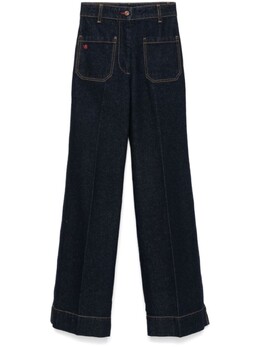 Victoria Beckham: Синие джинсы 