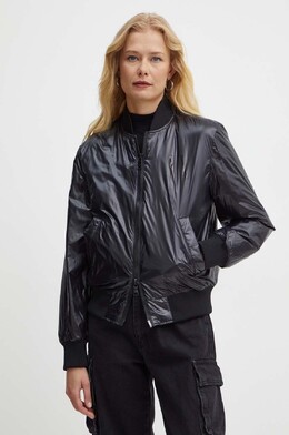 Armani Exchange: Чёрная куртка 