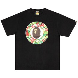 A BATHING APE: Чёрная футболка 