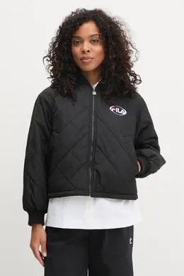 Fila: Чёрная куртка 