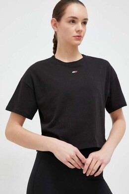 Tommy Hilfiger: Чёрная футболка 