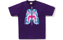 A BATHING APE: Фиолетовая футболка 