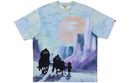 A BATHING APE: Синяя футболка 