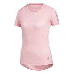 Adidas: Розовая футболка 