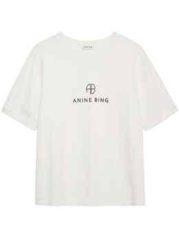 ANINE BING: Белая футболка 