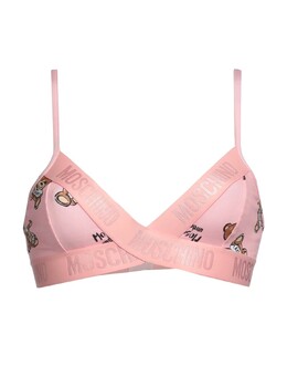Moschino: Розовый бюстгальтер 