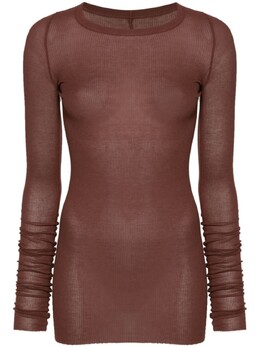 Rick Owens: Красная футболка  LS