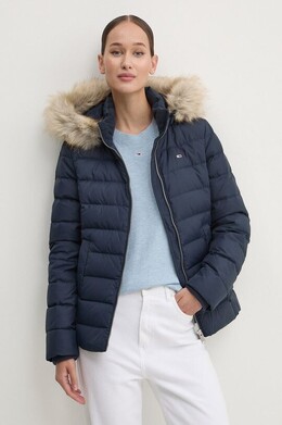 Tommy Jeans: Тёмный пуховик 