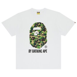 A BATHING APE: Белая футболка 