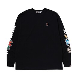 A BATHING APE: Футболка с длинным рукавом 