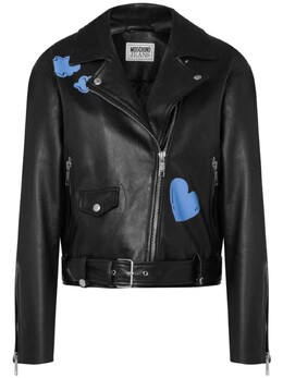 Moschino: Джинсы с принтом 