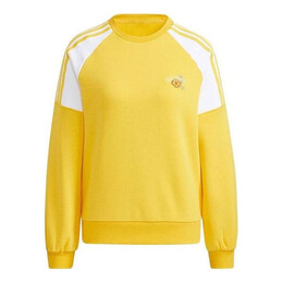 Adidas: Жёлтый свитшот 
