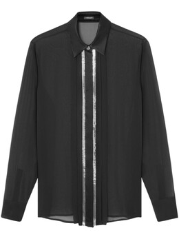 Versace: Прозрачная рубашка 