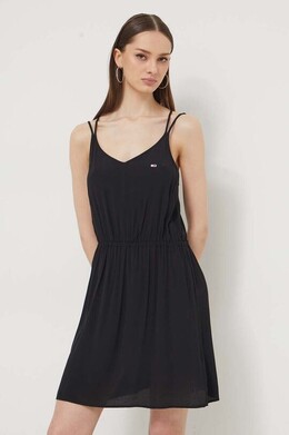 Tommy Jeans: Чёрное платье 